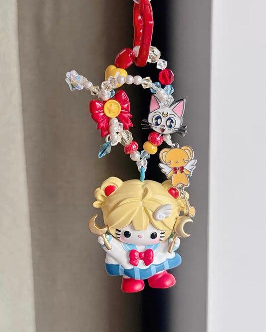 Cute Girl Handmade Keychain