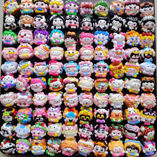 Mix Cartoon Hand Painted Beads