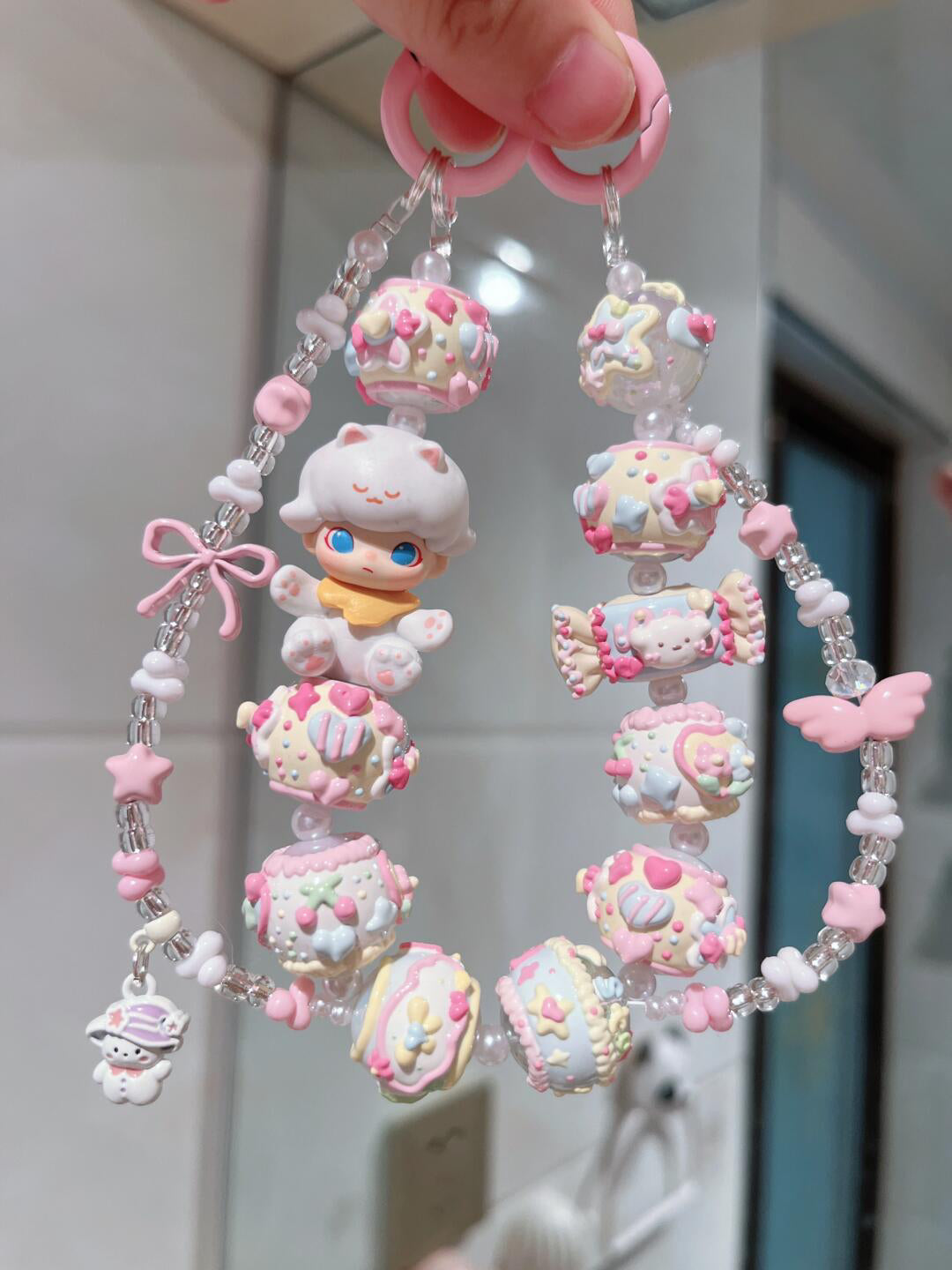 Hand-painted Candy Bead