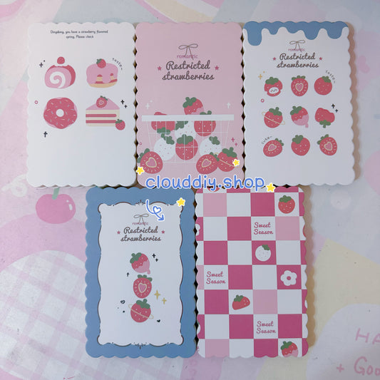 {Sync with video} Strawberry Packaging Bag