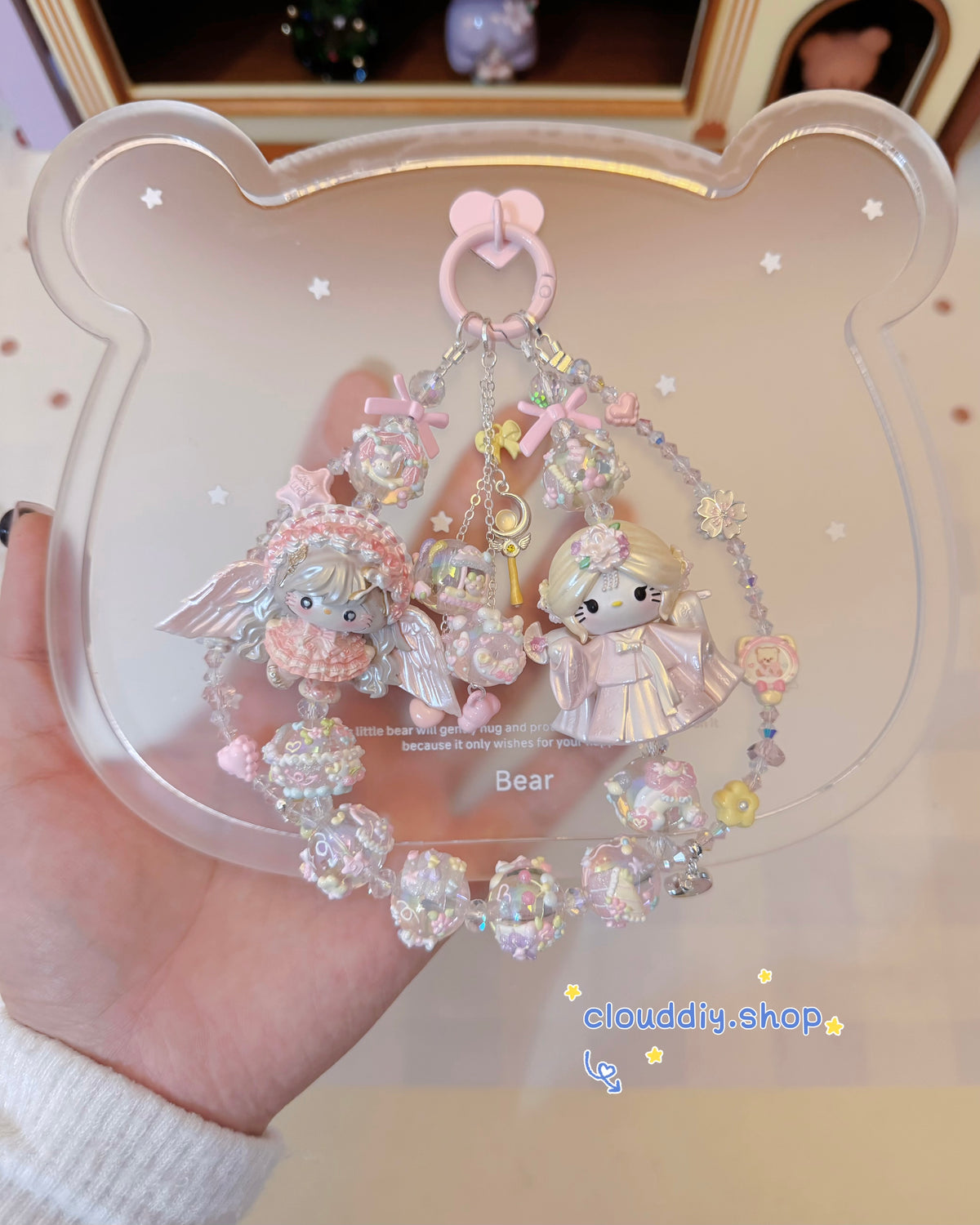 Cute Girl Handmade Keychain
