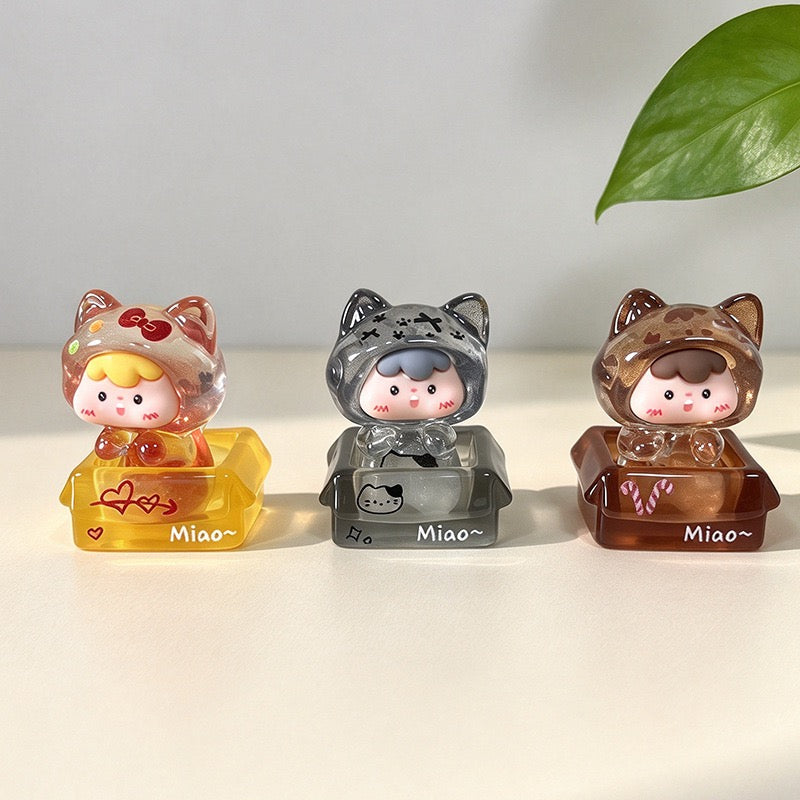 Cute Kitten Glow‑in‑the‑Dark Charms