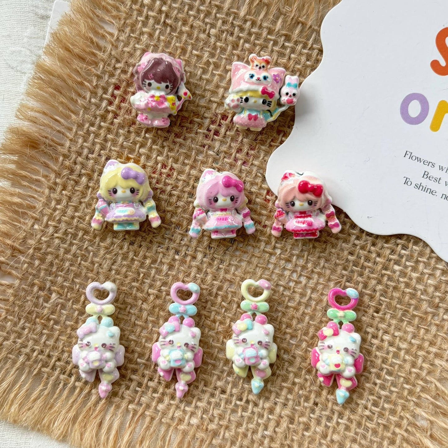 Cute Girl Alloy Beads