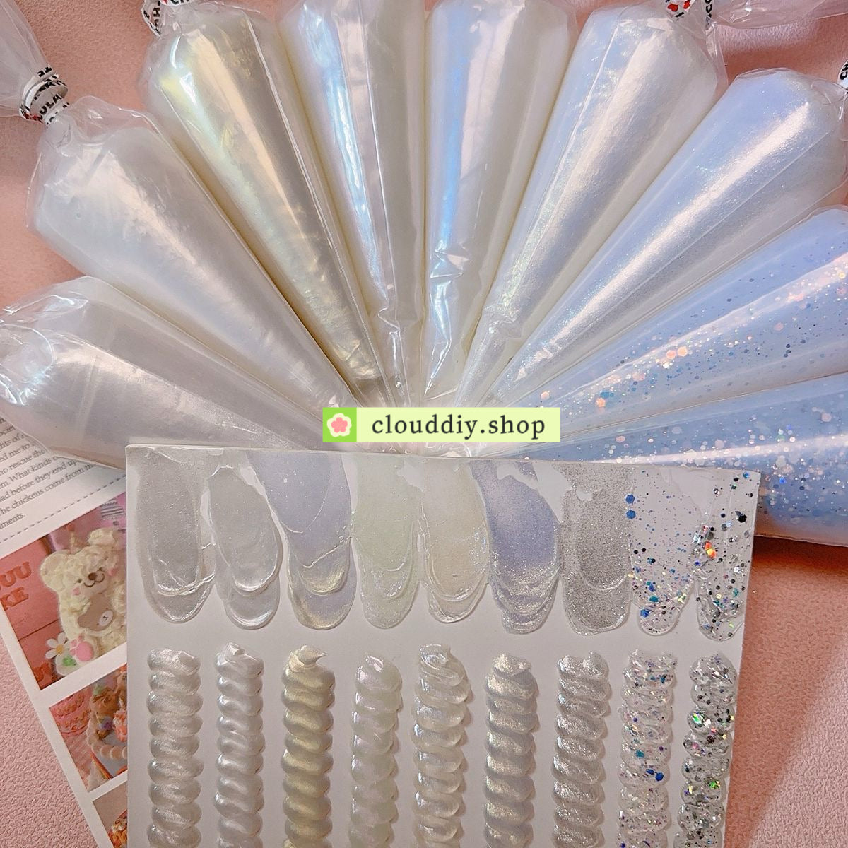 White-Colored Cream Glue