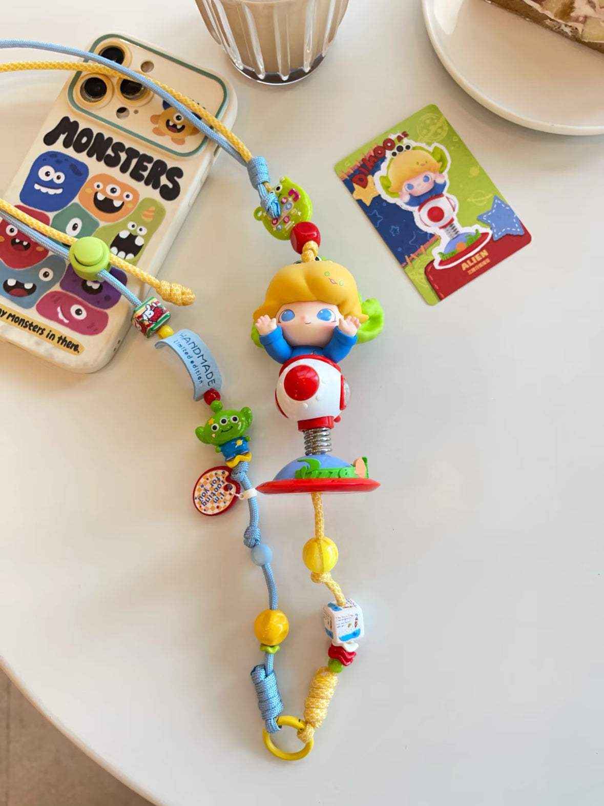 Long‑Style Phone Bag Charm