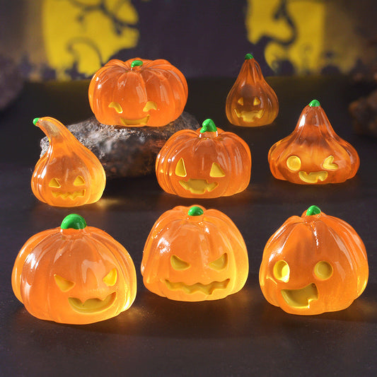 Glow-In-The-Dark Halloween Pumpkin Charm