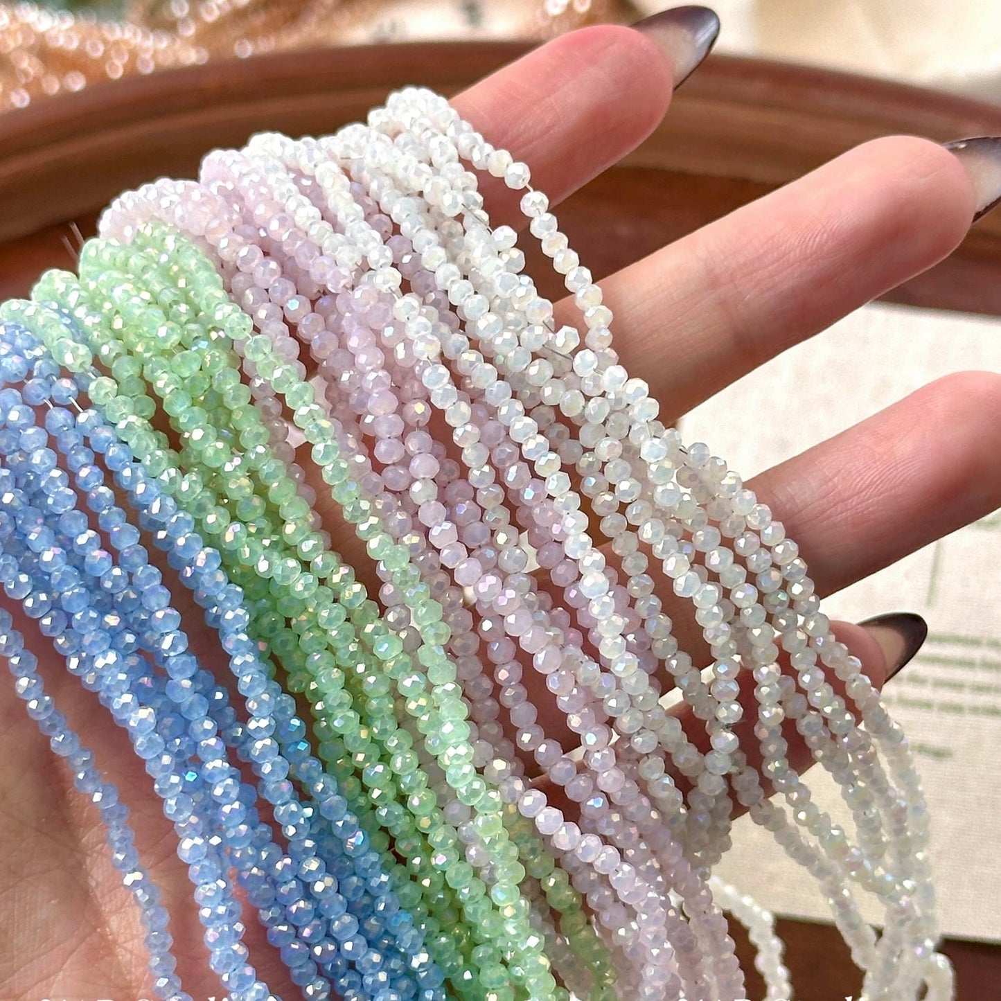 3mm Crystal Glass Beads