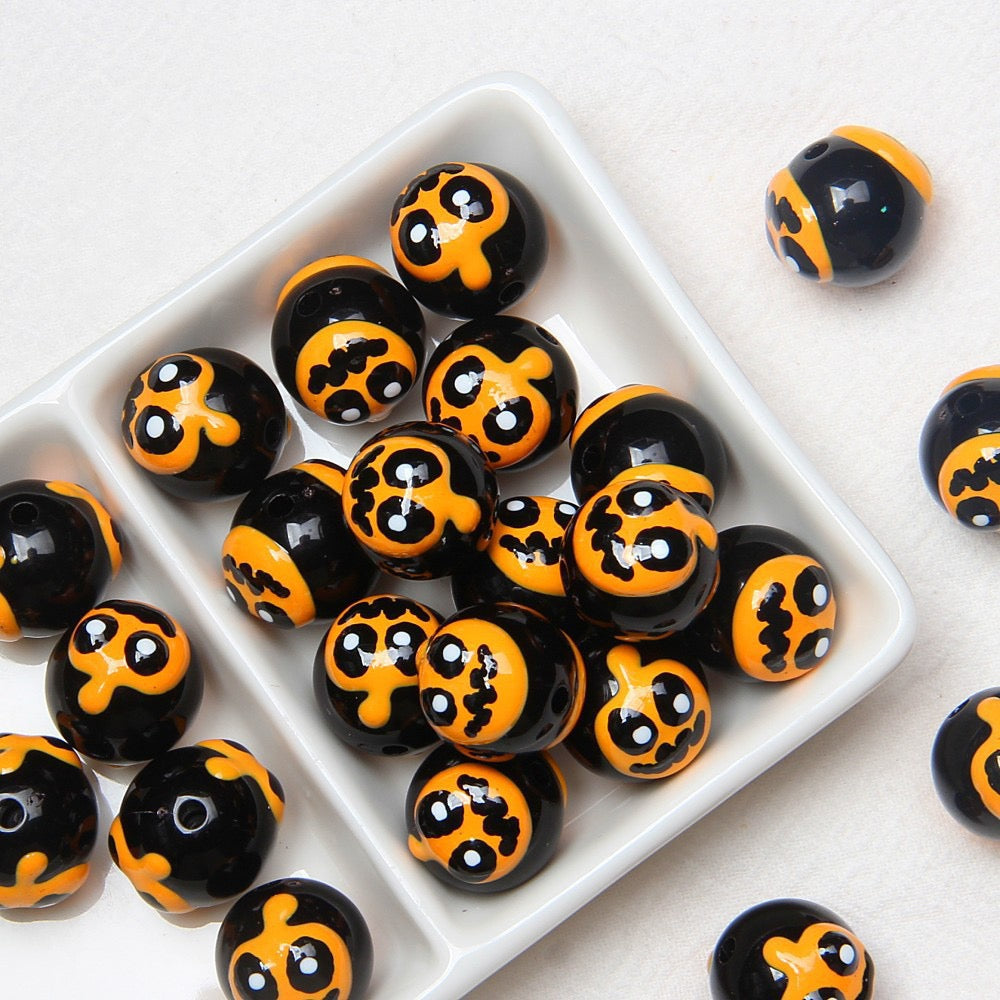 Halloween Hand-painted Beads