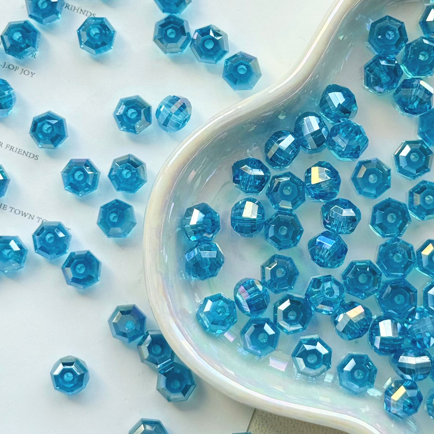 8mm Crystal Glass Beads