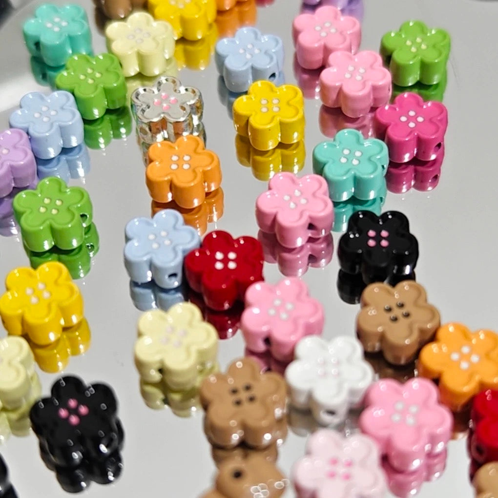 Flower Alloy Beads