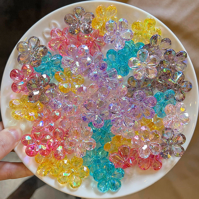 Floral Acrylic Charm