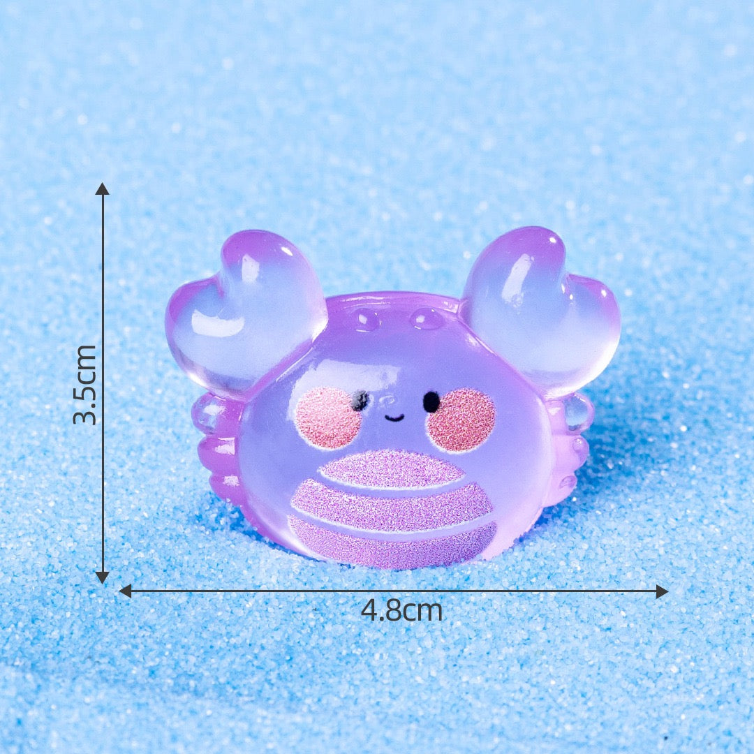 Luminous Crab Charms
