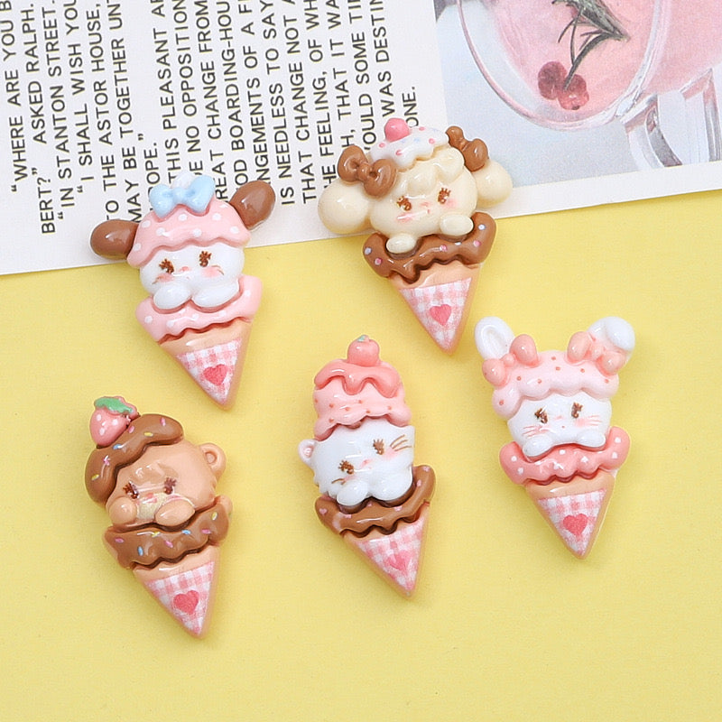 Ice Cream Cone Charm