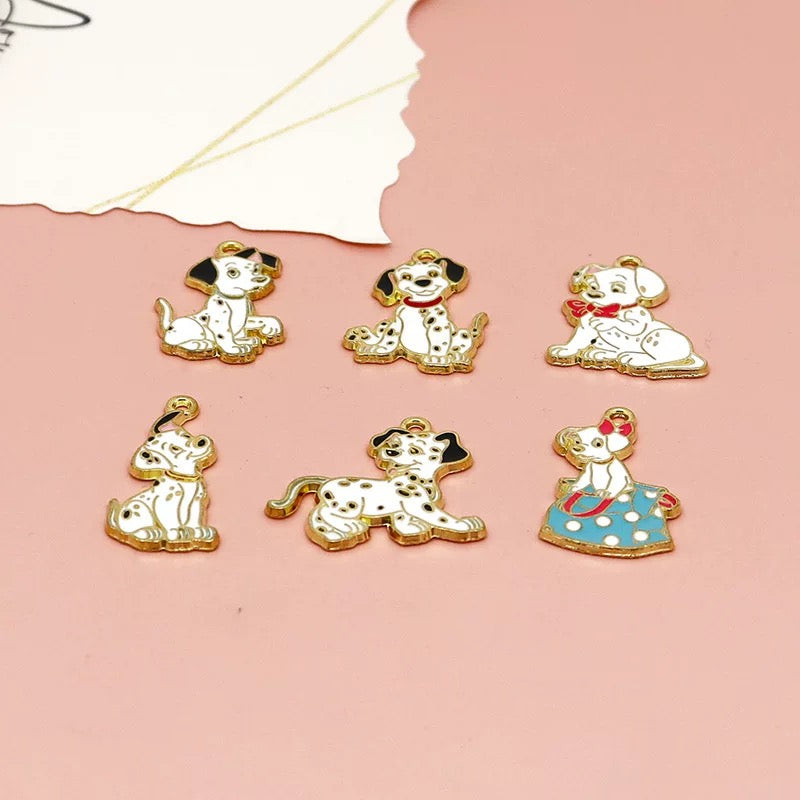 Dalmatian Alloy Charm