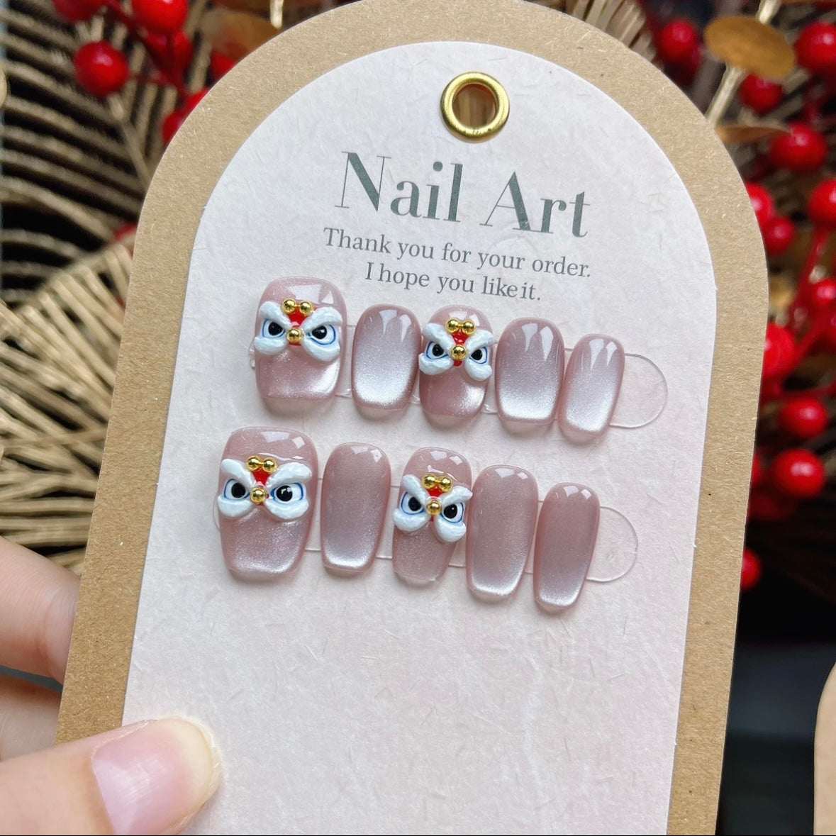 Handmade Lion Nail