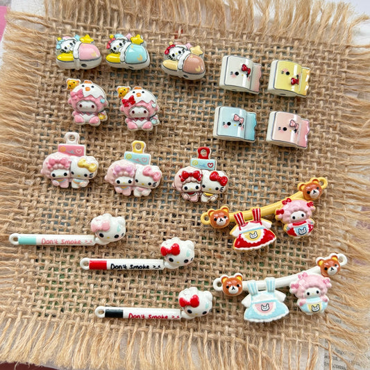 Cute Girl Alloy Beads