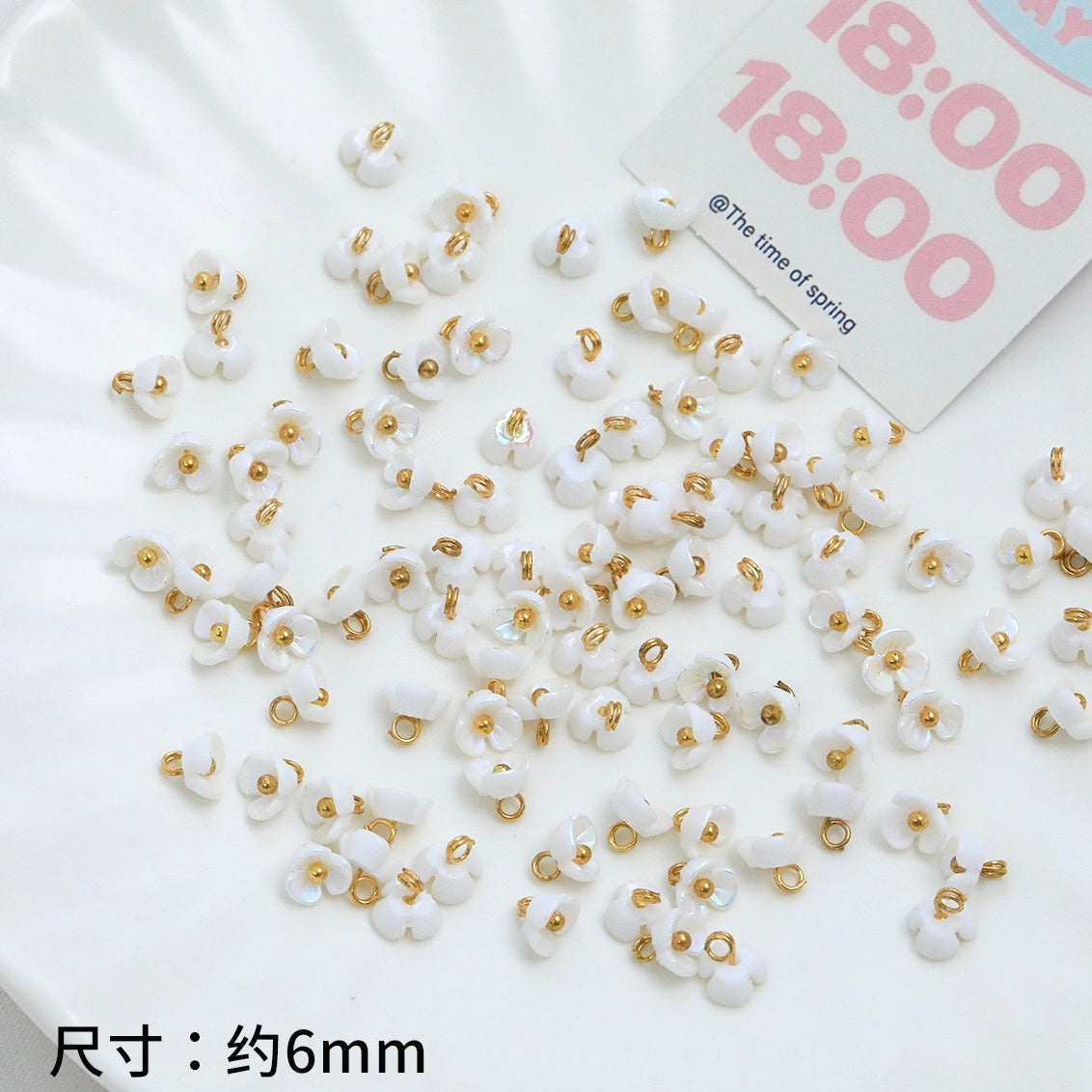 Flower-Shaped Beads