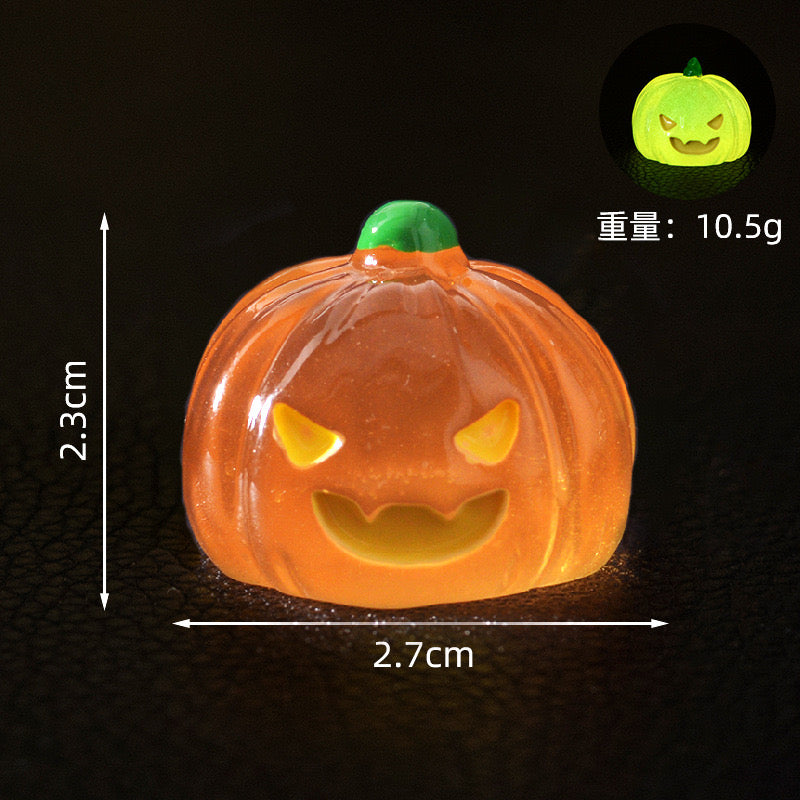 Glow-In-The-Dark Halloween Pumpkin Charm