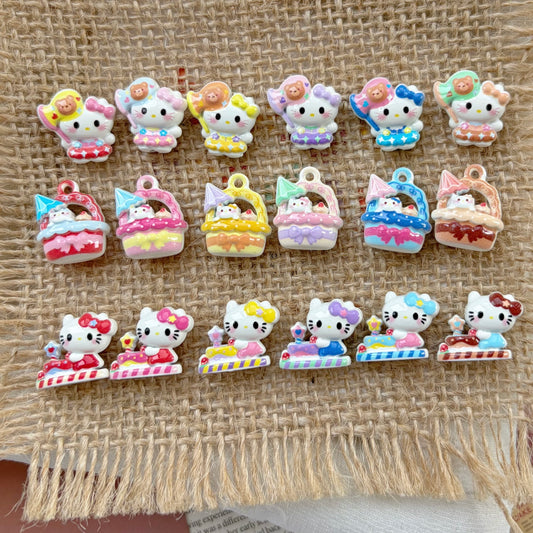 Cute Girl Alloy Beads