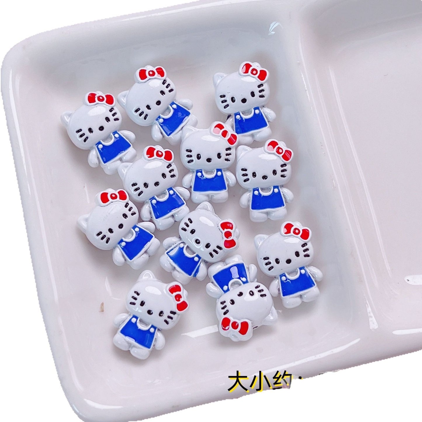 Skateboard Hello Kitty Alloy Beads