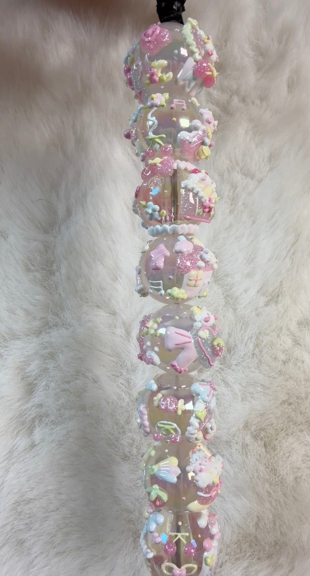 New Macaron Hand-Painted Beads