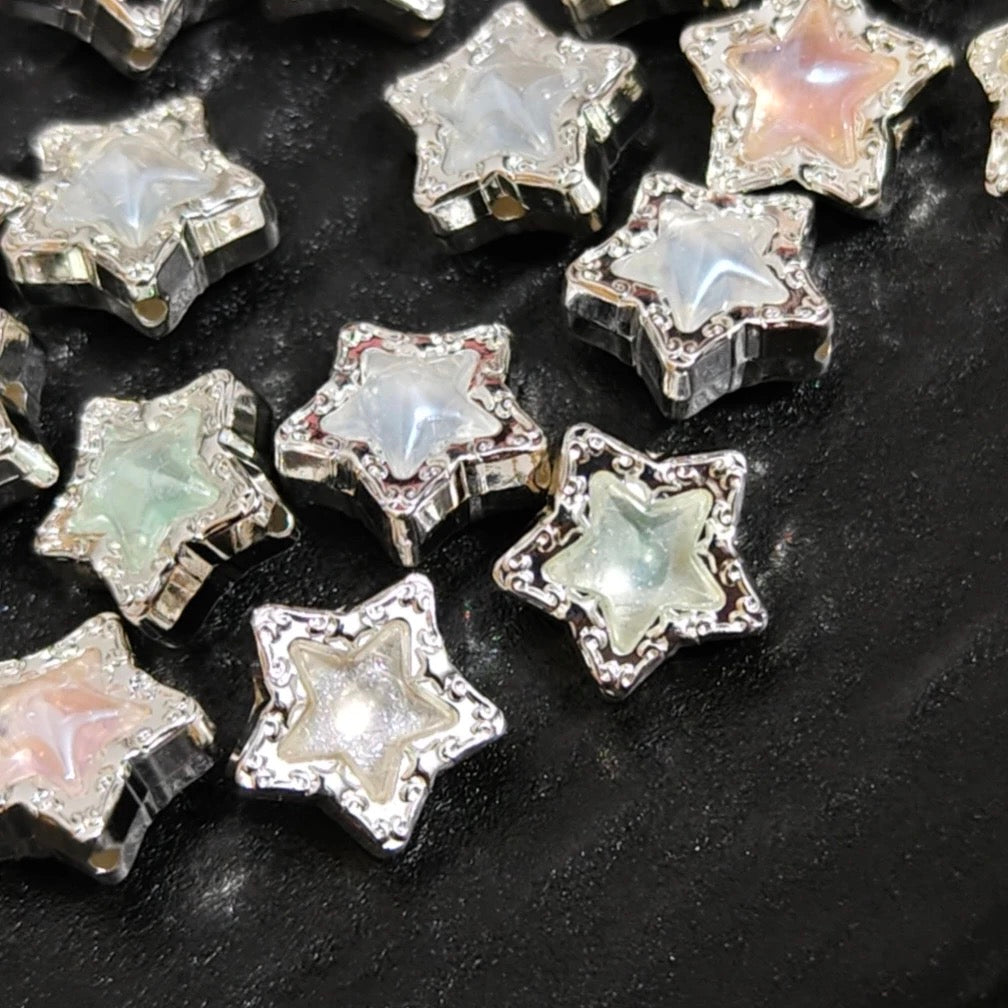 Star Alloy Beads