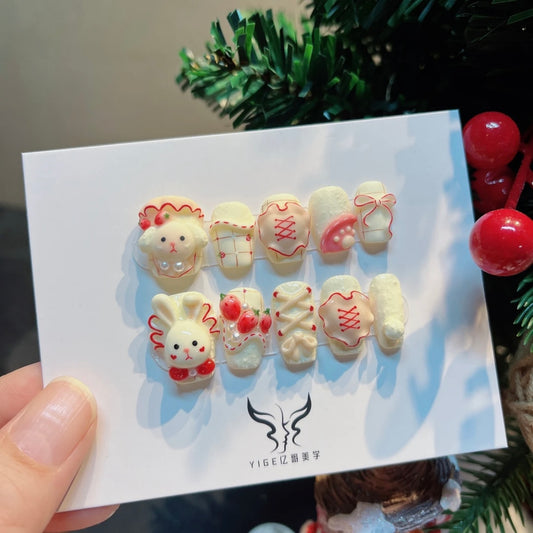 Handmade Rabbit Nails