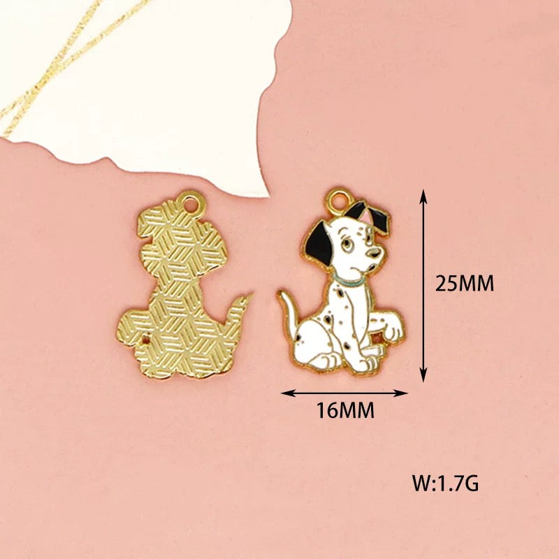 Dalmatian Alloy Charm