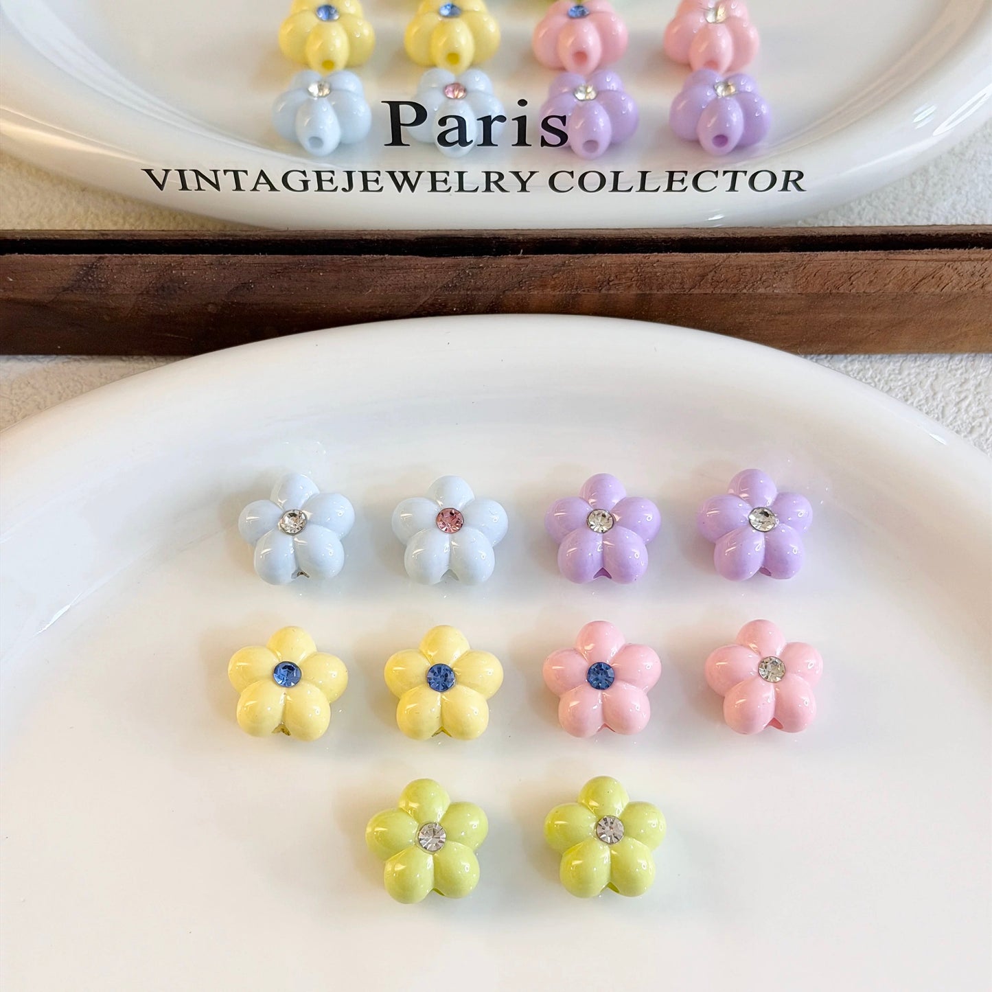 Flower Alloy Beads