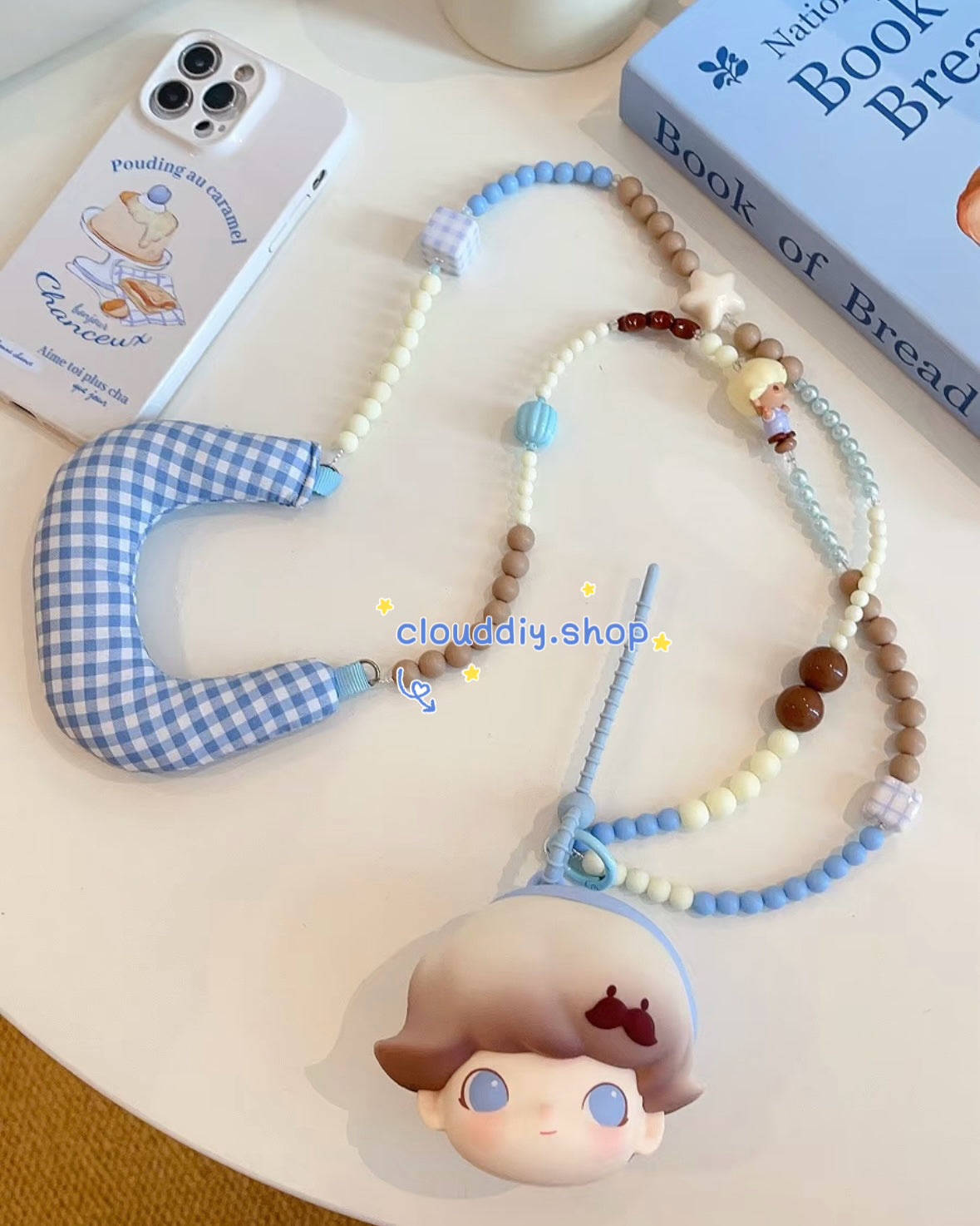 Long‑Style Phone Bag Charm