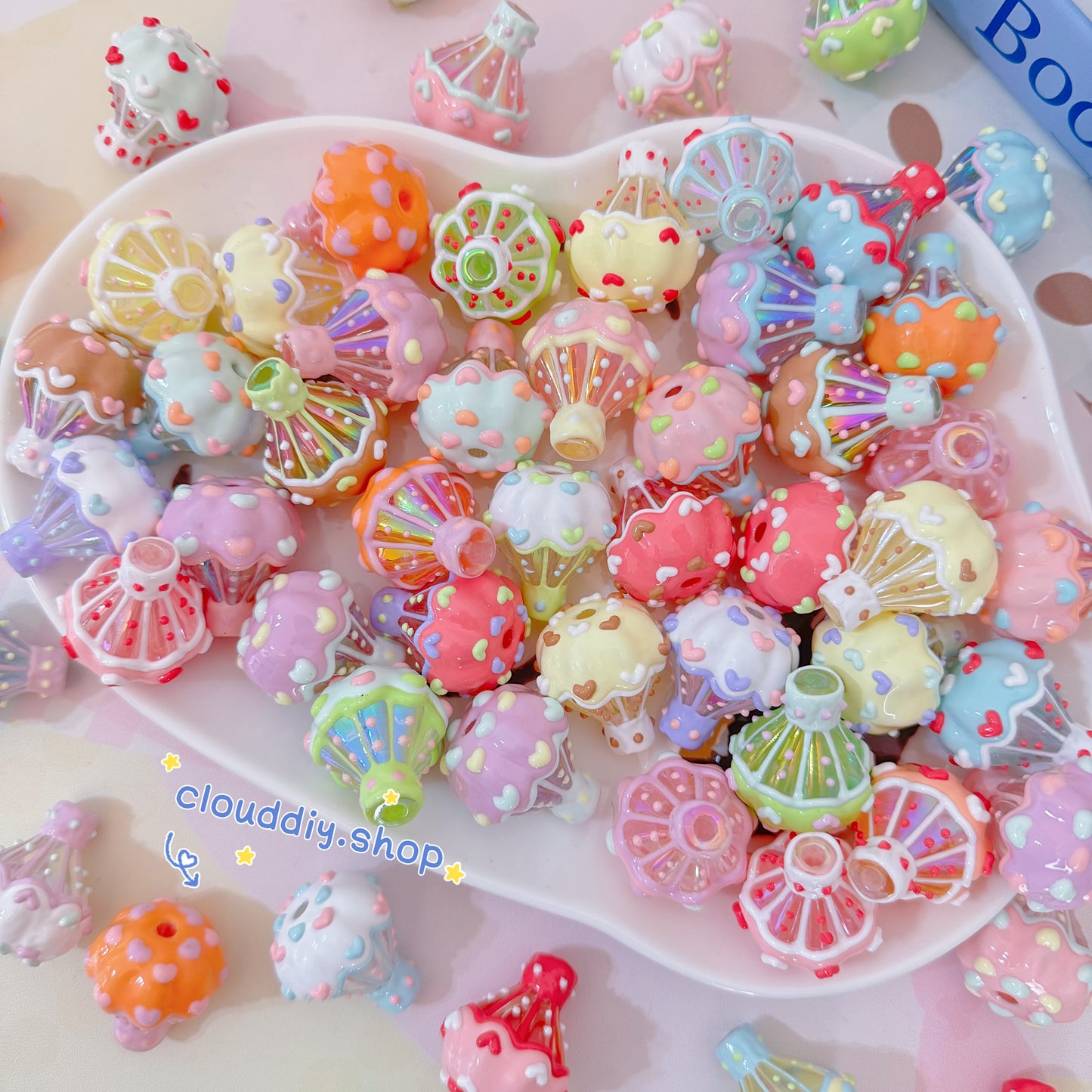 Balloon Hand-Painted Bead