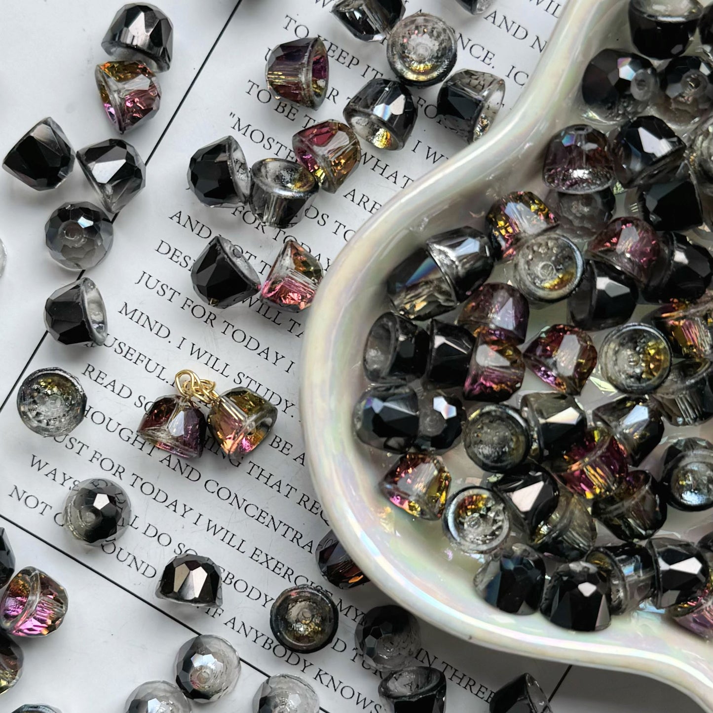 Bell Crystal Beads