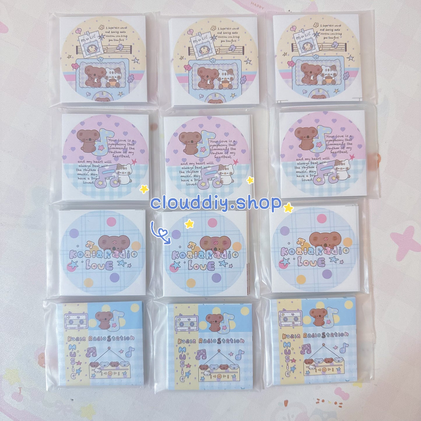 Cute Packaging Stickerss