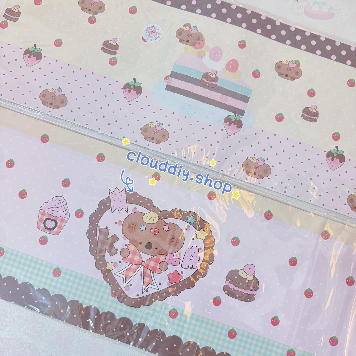 {Sync with video} Packaging Paper