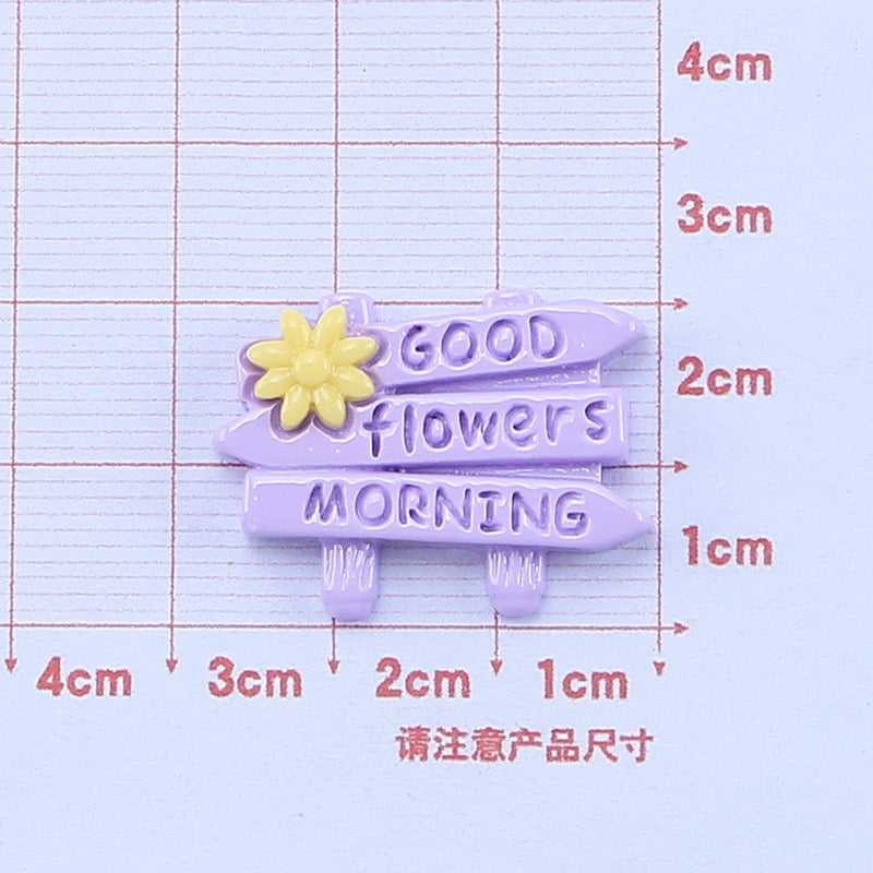 Cute Road Sign Charm