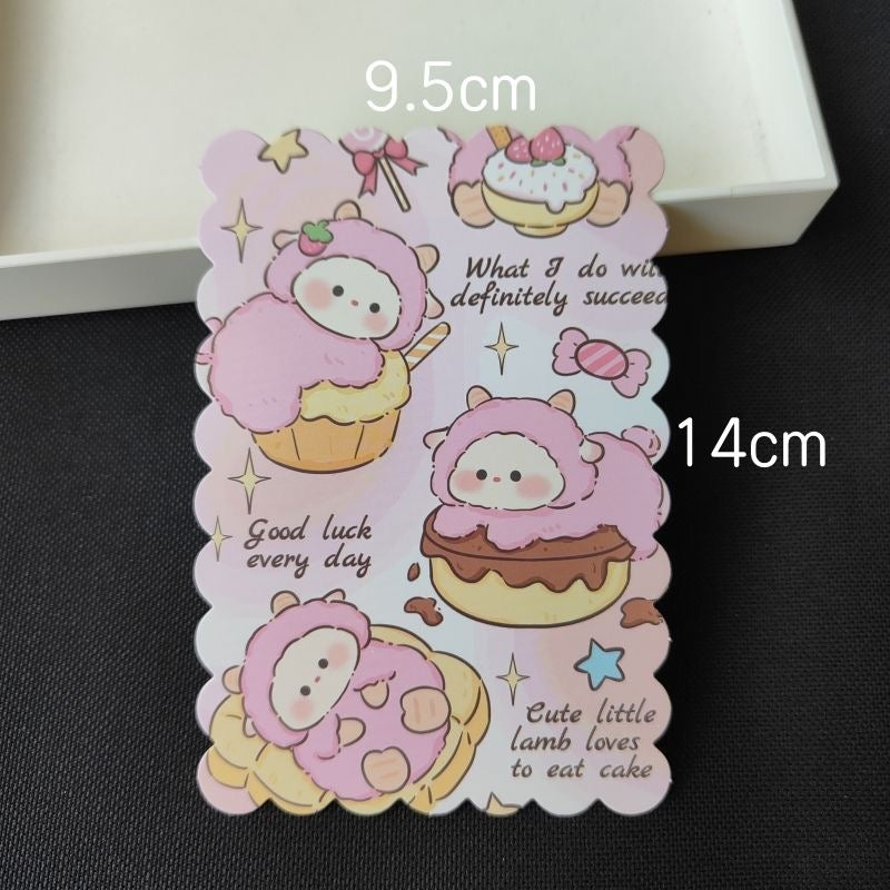 {Sync with video} Packaging Card Paper