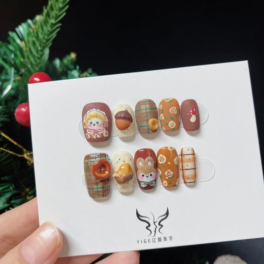 Cartoon Handmade Nail