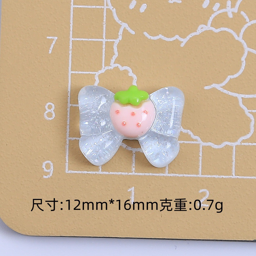 Strawberry Bow Charm