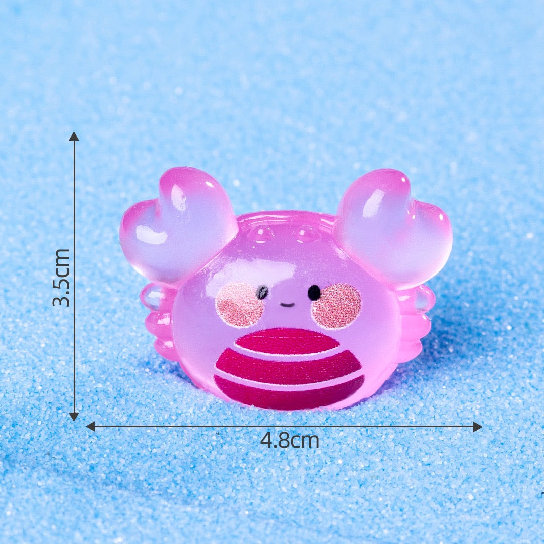 Luminous Crab Charms