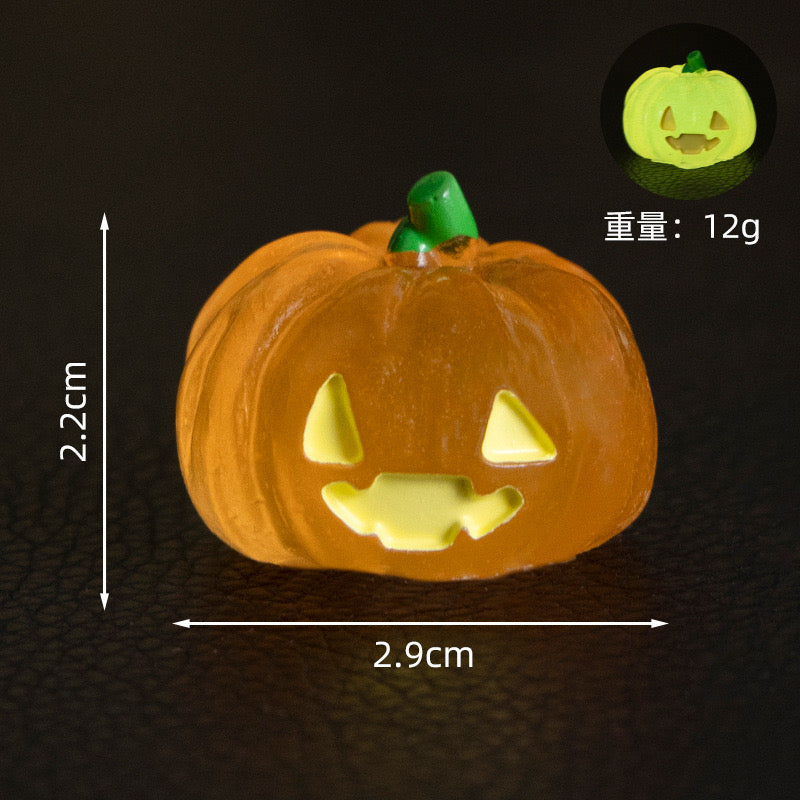 Glow-In-The-Dark Halloween Pumpkin Charm