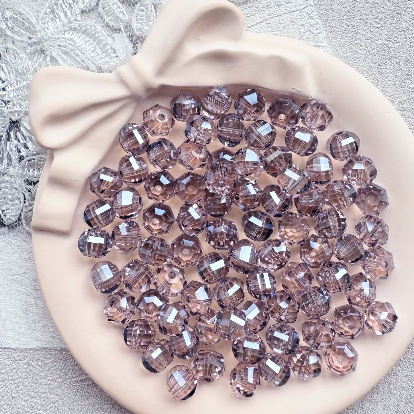 8mm Crystal Glass Beads