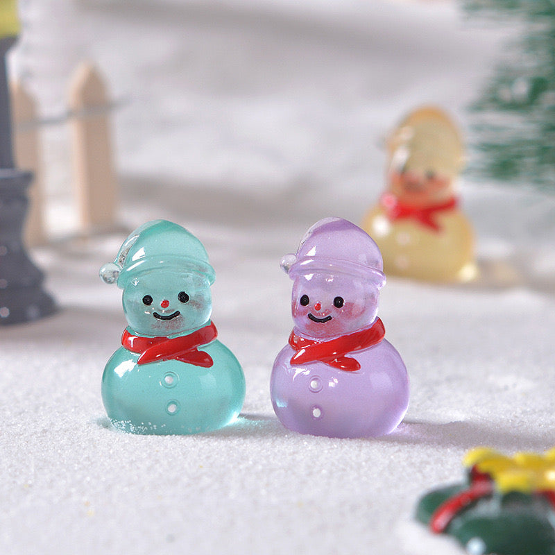 Glow-In-The-Dark Snowman Charm