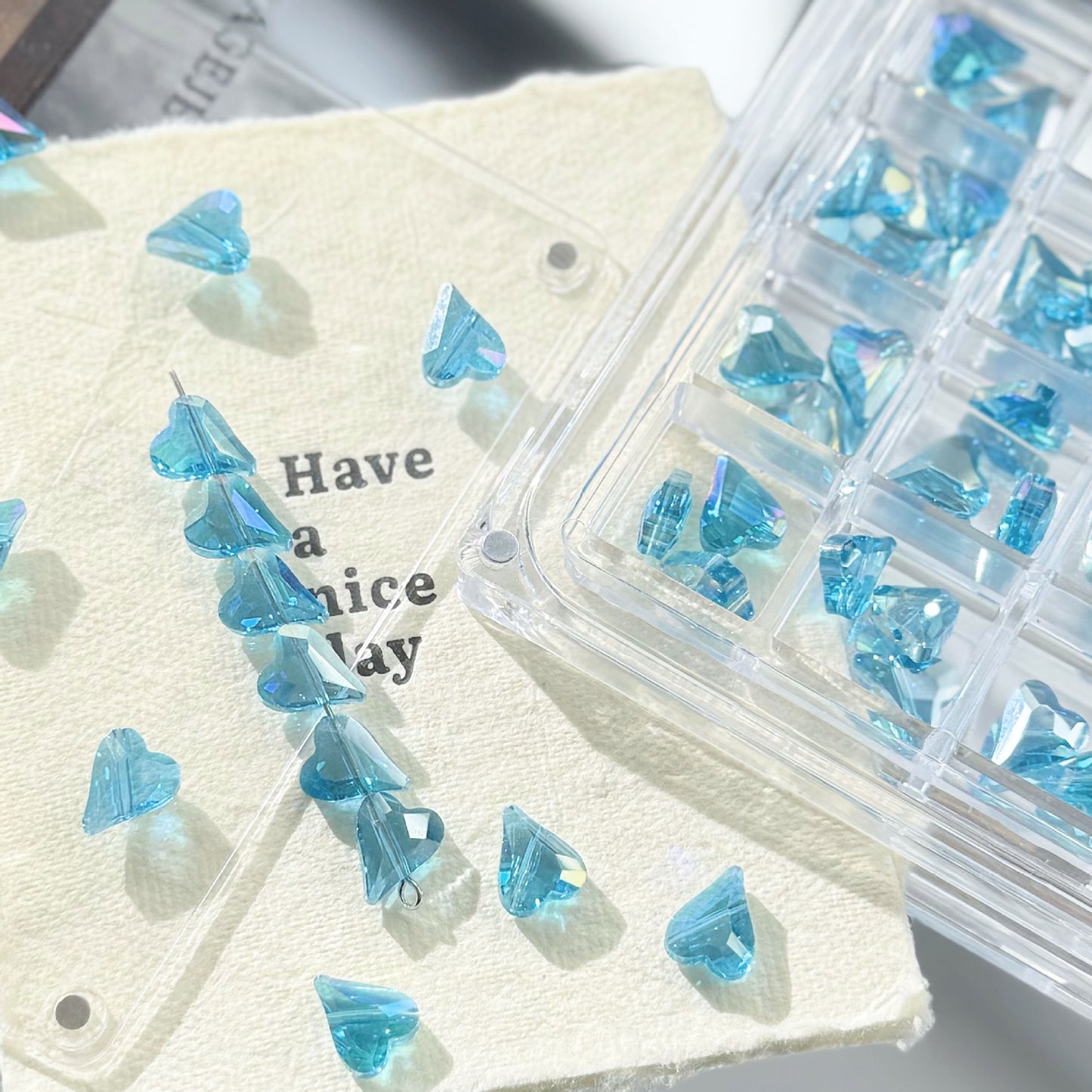 Heart Shiny Beads