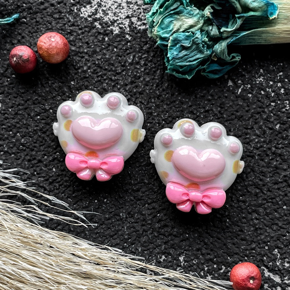 Cute Bunny Girl Resin Charms