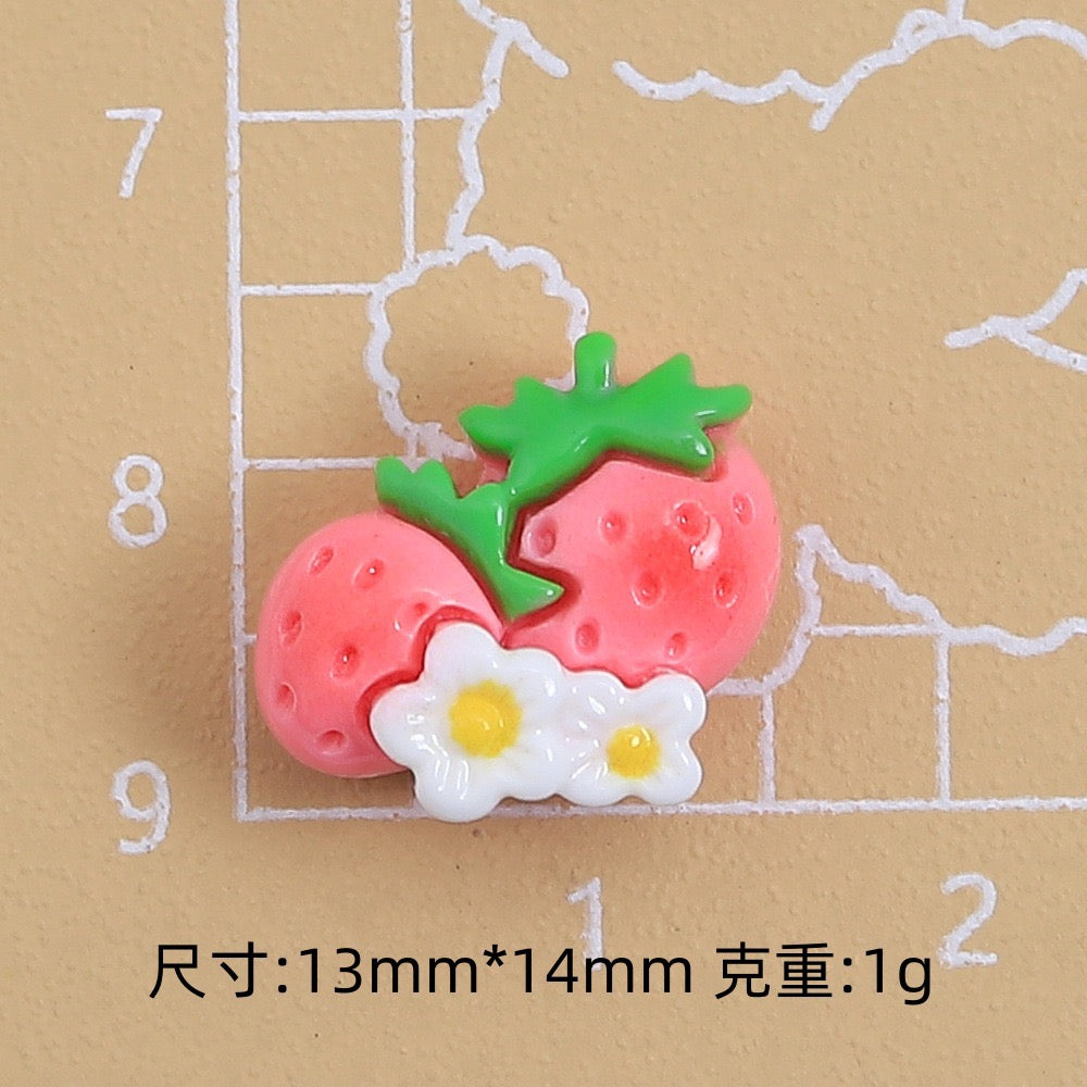 Mini Strawberries Charms