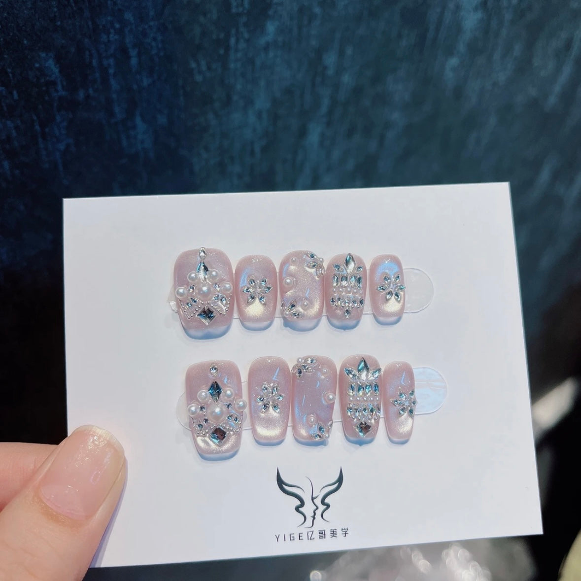 Snowflake Handmade Nails