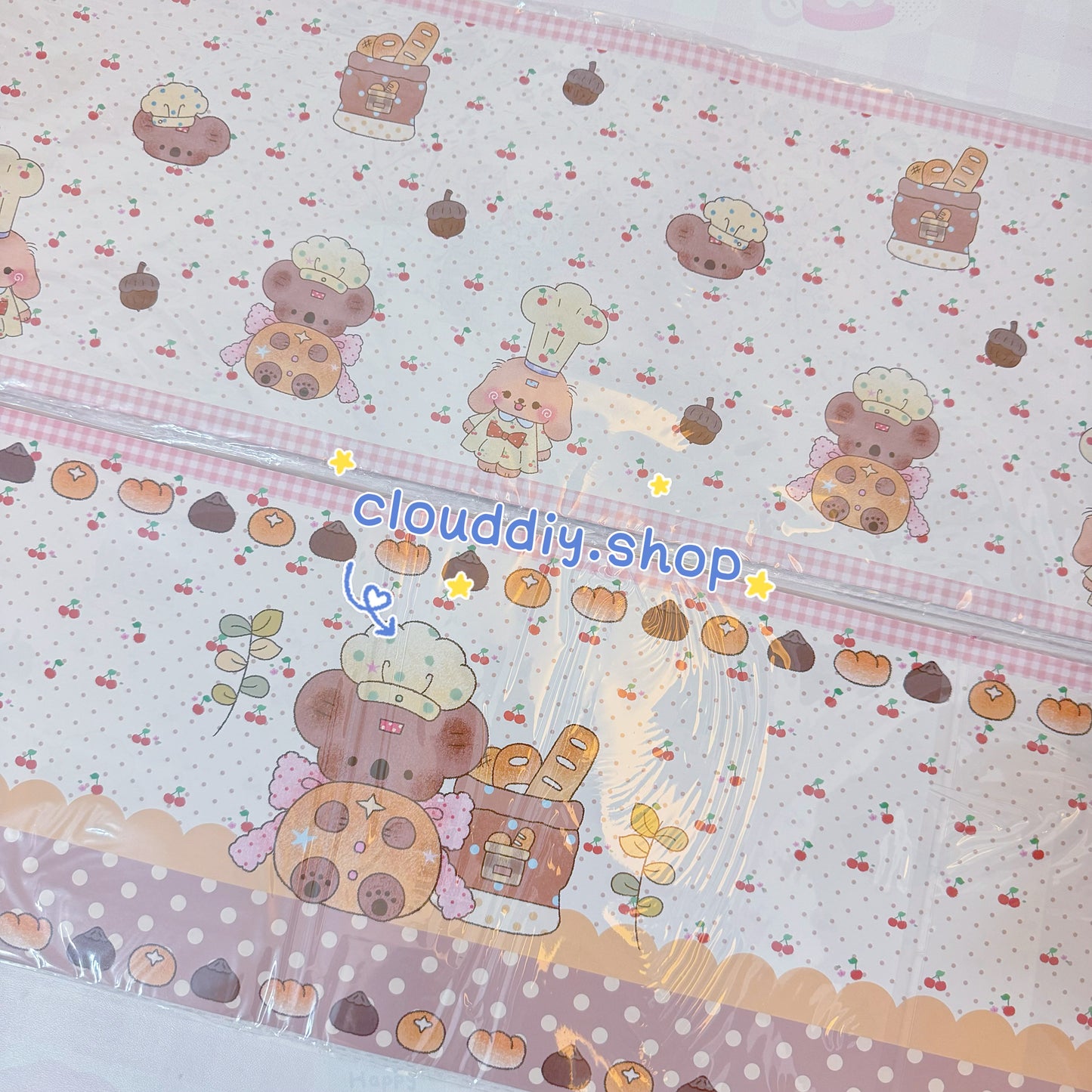 {Sync with video} Packaging Paper