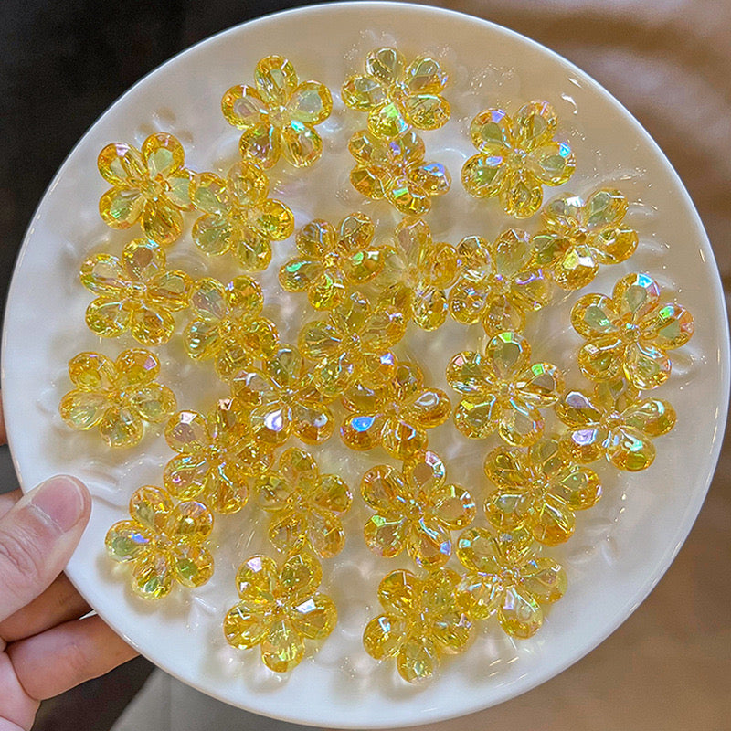 Floral Acrylic Charm