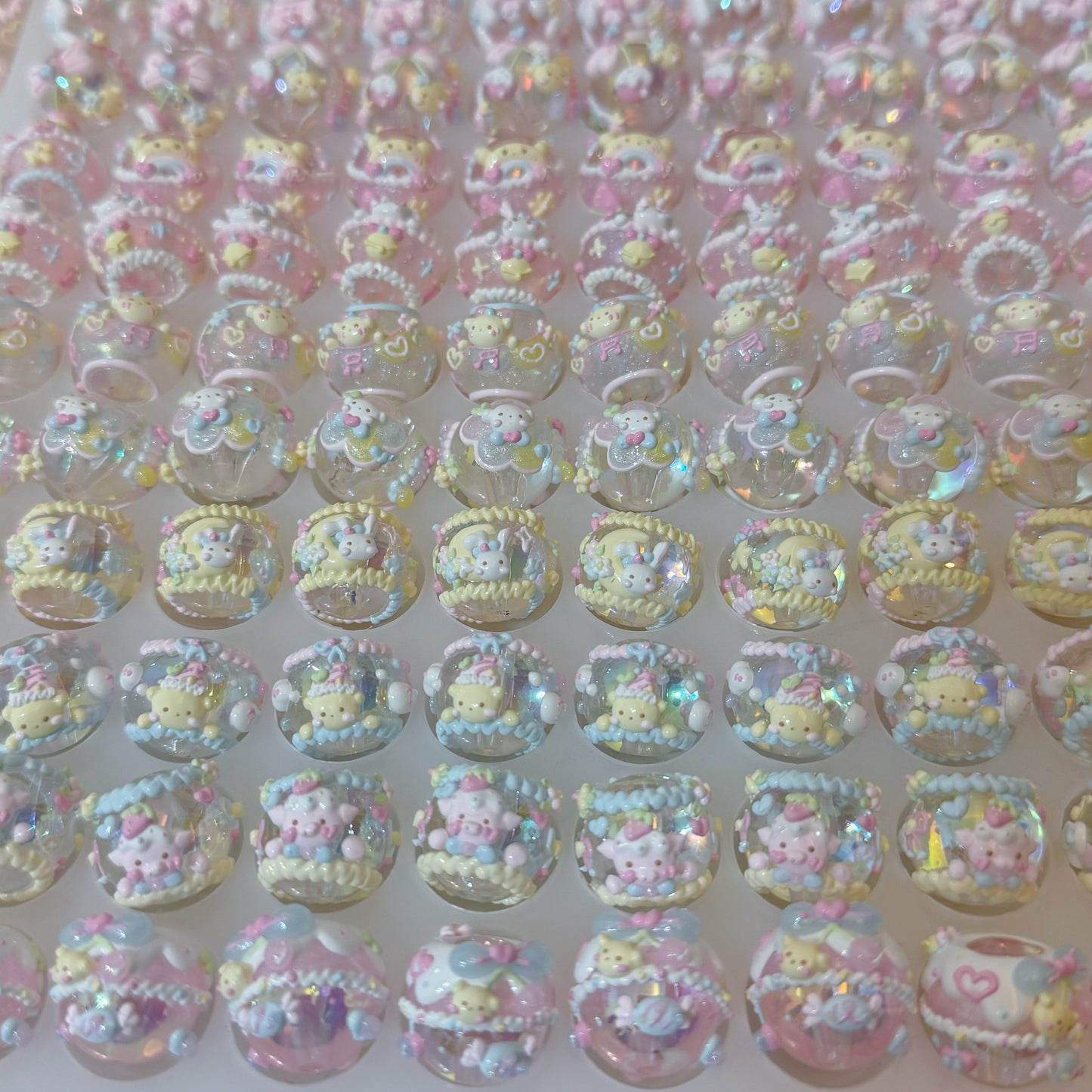 Macaron Cartoon Hand-Painted Beads
