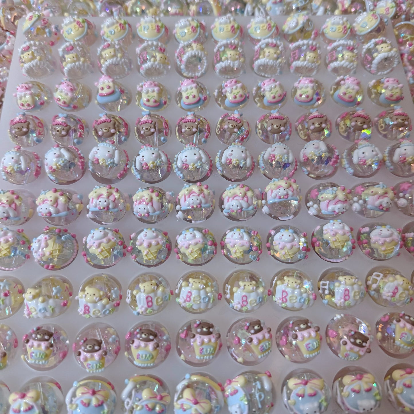 Macaron Cartoon Hand-Painted Beads